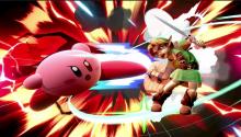 Kirby hits a finishing blow