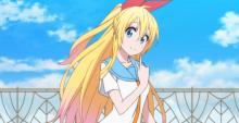 Chitoge is one of the girls that may or may not have the key to Rakus lock