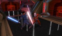 The big boss battle with Darth Malak in Star Wars - Knights of the Old Republic