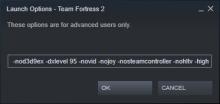 Team Fortress 2 Launch Options