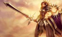 Leona is an engage support that also builds items that protect her team