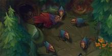 The groundling birds are perfect hunting for an ambitious jungler.