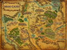 A map of Bree-Land.