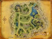 Archet, the starting area for Hobbit and Race of Man.