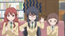 Student council putting up with Maki