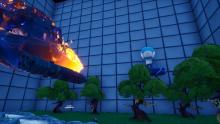 The famous meteor event in Fortnite recreated in creative.