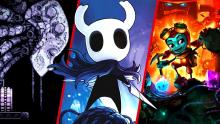 Hollow Knight, Ori and the Will of the Wisp and SteamWorld Dig 2.