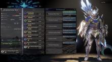 This weapon crafted with materials from Elder Dragon Lunastra has great gem slots, %10 base affinity and built-in Razor Sharp/Spare Shot skill.