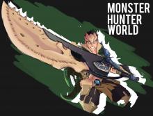 Wield a Great Sword in Monster Hunter World.