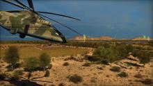 An Mi-26 prepares to deliver much needed supplies to the front.