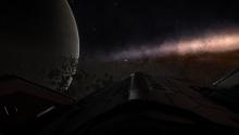 Mining while hidden in the shadow of a gas giant