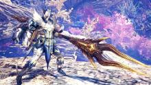 It looks fitting for an Insect Glaive to have Legiana armor. i think it's the cape.