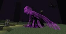 This enderman from the Mutant Beasts mod is implementing one of its specialty attacks.