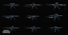 Snap of all the SMGs available to use in Modern Warfare.