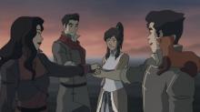 While not exactly the Gang, you can bet Korra’s group of friends are packed with some powerful individuals.