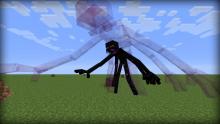 The Mutant Enderman using an attack
