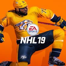 Official North American cover for NHL 19 featuring PK Subban