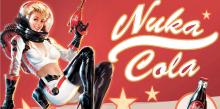 A poster of Nuka cola girl