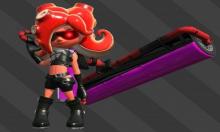 This weapon will roll you flat when facing an Octoling