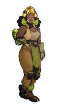 Orisa reimagined as a human. What do you think?