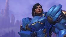 Pharah standing tall and proud. 