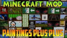 Paintings ++ greatly improves on the limited amount of paintings in Minecraft