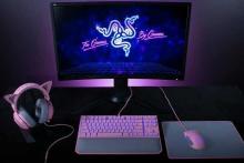 This beautiful gaming unit puts a feminine touch to the gaming world, and purple is a terrific color!