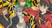 Persona 4 heroes perform an all out attack