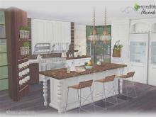 A nice traditional kitchen has everything to offer for a sims family!