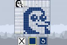 Solve new images with each level in Picross Touch.