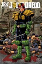 Judge Dredd's job is to enforce the law in a futuristic society where danger is around every corner.