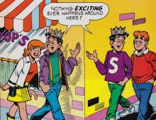 In one issue, Jughead runs into a doppleganger of himself.