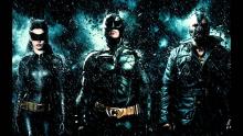 Poster with main characters from the Dark Knight Rises