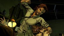 Bigby beating someone up: The Wolf Among Us