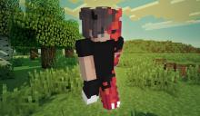 Red Horns Minecraft Skin