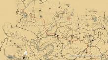 Map location for the Arabian horse in Red Dead Redemption 2