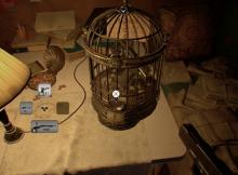 Birdcages like this hold boosters and the 44 MAG.