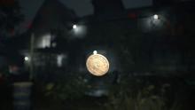 Holding an Antique Coin in front of the Baker home creates ominous vibes