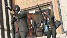 Looting a bank in Gta 5 to earn RP and Cash
