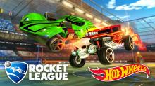 Rocket League's classic hot wheels collection of rides