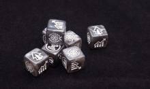 The game comes with its own custom dice!