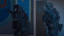 Use real swat tactics to bring down suspects