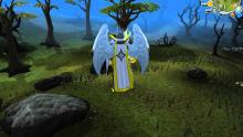 Auras are easy to spot: they'll glow on a player's wrist or sparkle as wings on the avatar's back.