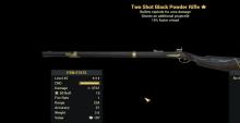 3 Star Legendary Black Powder rifle to instantly kill enemies