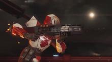 A titan with their shotgun
