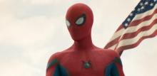 A patriotic pic of Spider-Man