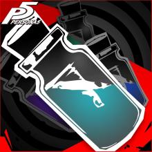 Various healing items that are available through the Persona 5 Healing Item Set