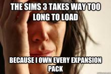 Sims 3 expansion packs.