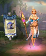 Aphrodite's in-game player model
