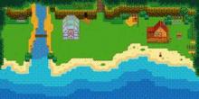 This mod allows for players to live on a small farm off of the beach! 